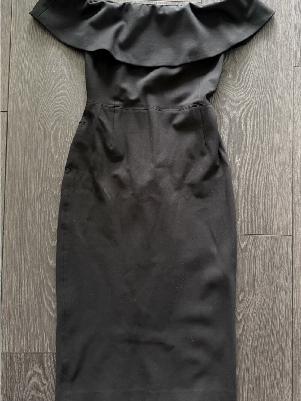 Aritzia Babaton Black Off-Shoulder Sheath Dress - Picture 6 of 7